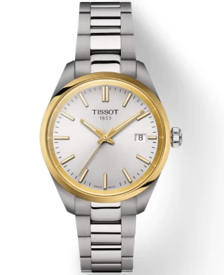 Дамски ръчен часовник с кварцов механизъм - корпус от Стомана - Стоманена верижка - цвят Сребрист Сив