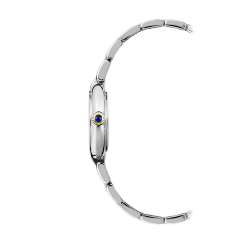 Дамски ръчен часовник с кварцов механизъм - корпус от Стомана - Стоманена верижка - цвят Седеф Злато