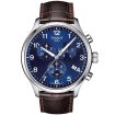 Tissot T116.617.16.047.00 Chrono XL - Мъжки ръчен часовник с кварцов механизъм - корпус от Стомана - Естествена кожа - цвят Син Кафяв