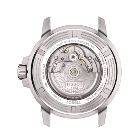 Мъжки ръчен часовник с автоматичен механизъм - корпус от Стомана - Стоманена верижка - цвят Зелен Сив