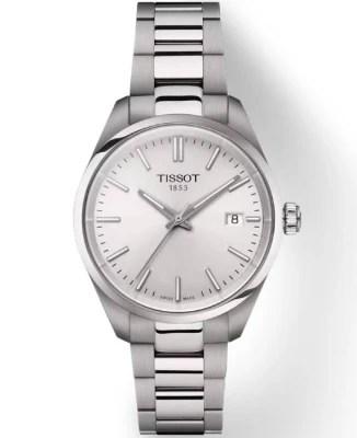 Дамски ръчен часовник с кварцов механизъм - корпус от Стомана - Стоманена верижка - цвят Сив