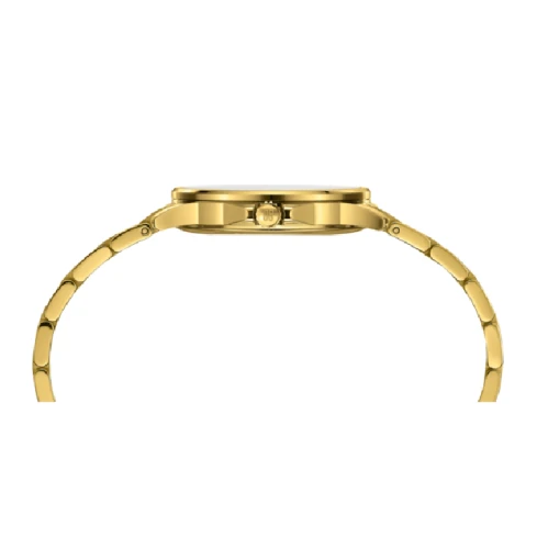 Дамски ръчен часовник с кварцов механизъм - корпус от Стомана - Стоманена верижка - цвят Злато Злато