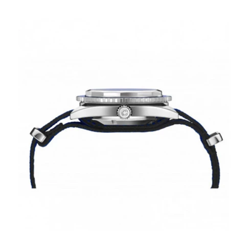 Мъжки ръчен часовник с автоматичен механизъм - корпус от Стомана и алуминий - Нато каишка - цвят Син Син