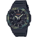 Casio GA-2100SU-1AER G-Shock - Мъжки ръчен часовник с кварцов механизъм - корпус от Полимер - Полимер - цвят Черен Черен