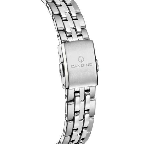 Дамски ръчен часовник с автоматичен механизъм - корпус от Стомана - Стоманена верижка - цвят Розов