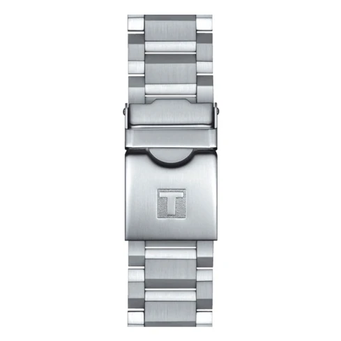 Мъжки ръчен часовник с кварцов механизъм - корпус от Стомана - Стоманена верижка - цвят Син Сив