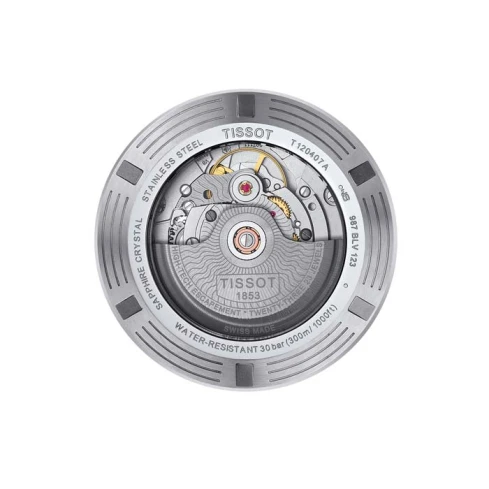 Мъжки ръчен часовник с автоматичен механизъм - корпус от Стомана - Меш - цвят Зелен Сив