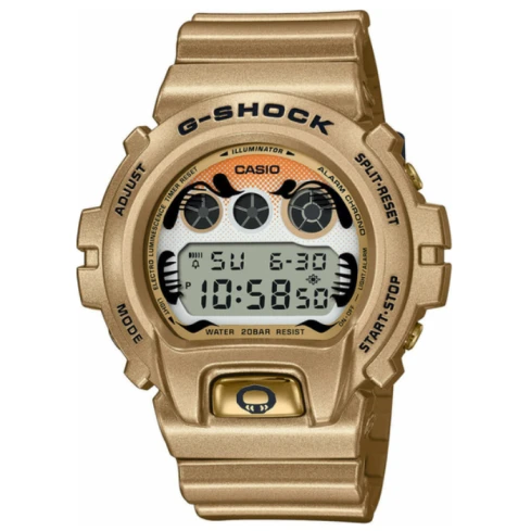 Casio DW-6900GDA-9ER G-Shock - Мъжки ръчен часовник с кварцов механизъм - корпус от Полимер - Полимер - цвят Сив