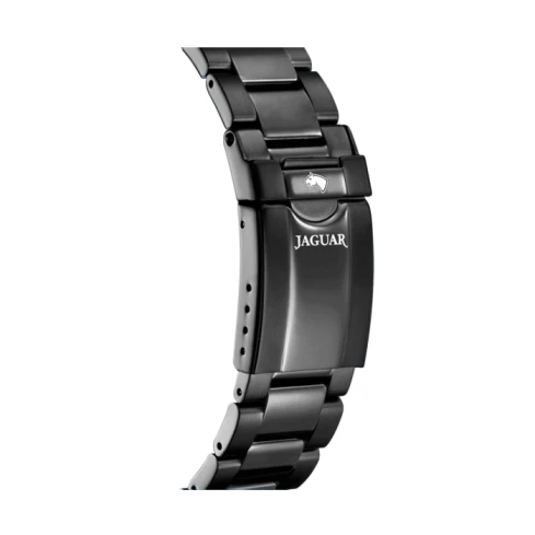 Мъжки ръчен часовник с кварцов механизъм - корпус от Стомана - Стоманена верижка - цвят Черен