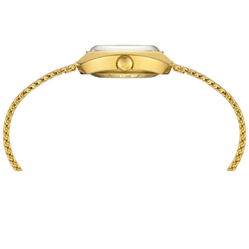 Дамски ръчен часовник с автоматичен механизъм - корпус от Стомана - Меш - цвят Седеф Злато