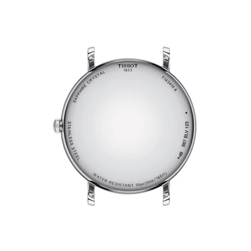 Мъжки ръчен часовник с кварцов механизъм - корпус от Стомана - Стоманена верижка - цвят Бял Сив