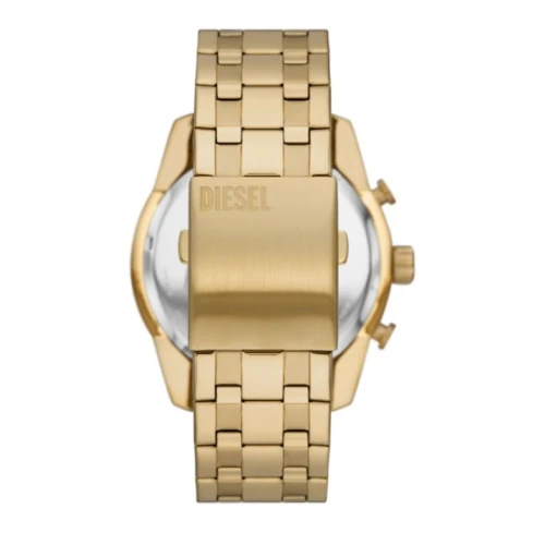 Мъжки ръчен часовник с кварцов механизъм - корпус от Стомана - Стоманена верижка - цвят Злато Злато