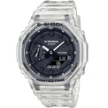 Casio GA-2100SKE-7AER G-Shock - Мъжки ръчен часовник с кварцов механизъм - корпус от Полимер - Полимер - цвят Черен Бял