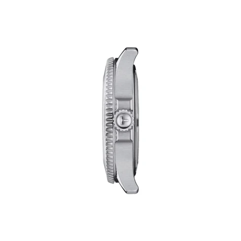 Дамски ръчен часовник с кварцов механизъм - корпус от Стомана - Силиконова каишка - цвят Седеф