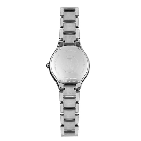 Дамски ръчен часовник с кварцов механизъм - корпус от Стомана - Стоманена верижка - цвят Зелен Сив