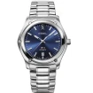 Ebel 1216615 1911 - Мъжки ръчен часовник с автоматичен механизъм - корпус от Стомана - Стоманена верижка - цвят Син Сив