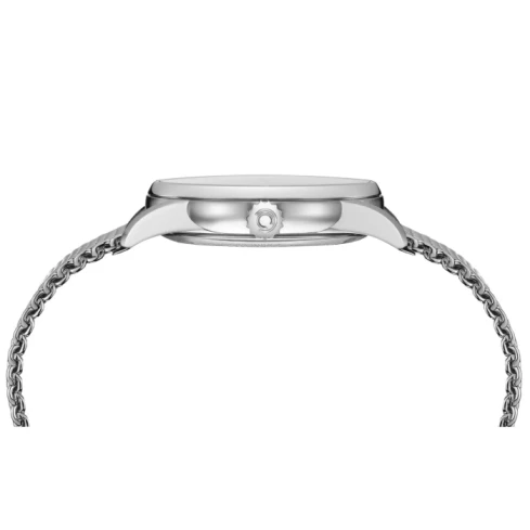 Мъжки ръчен часовник с автоматичен механизъм - корпус от Стомана - Стоманена верижка - цвят Скелетон Сив