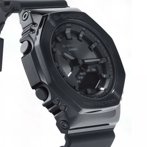 Casio GM-S2100B-8AER G-Shock - Мъжки ръчен часовник с кварцов механизъм - корпус от Полимер - Полимер - цвят Черен Черен