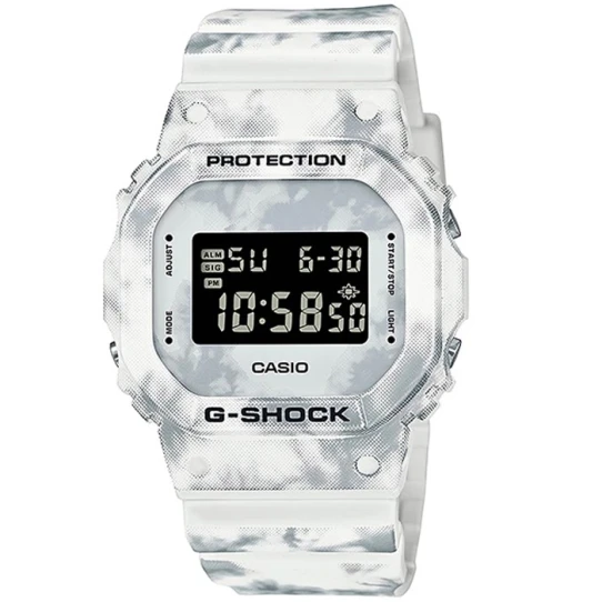 Casio DW-5600GC-7ER G-Shock - Мъжки ръчен часовник с кварцов механизъм - корпус от Полимер - Полимер - цвят Черен Сив