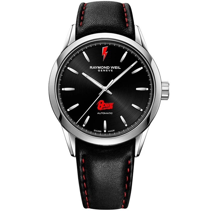 Мъжки ръчен часовник с автоматичен механизъм - корпус от Стомана - Естествена кожа - цвят Черен Черен