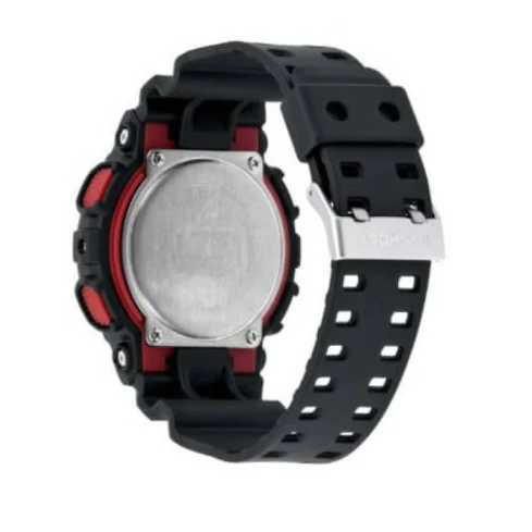 Мъжки ръчен часовник с кварцов механизъм - корпус от Полимер - Полимер - цвят Черен Черен