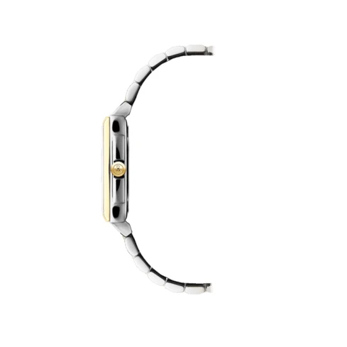 Дамски ръчен часовник с кварцов механизъм - корпус от Стомана - Стоманена верижка - цвят Седеф Сив