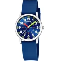 Унисекс ръчен часовник с кварцов механизъм - корпус от Полимер - Полимер - цвят Син Син