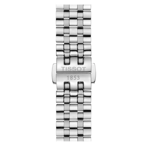 Дамски ръчен часовник с кварцов механизъм - корпус от Стомана - Стоманена верижка - цвят Бял Сив