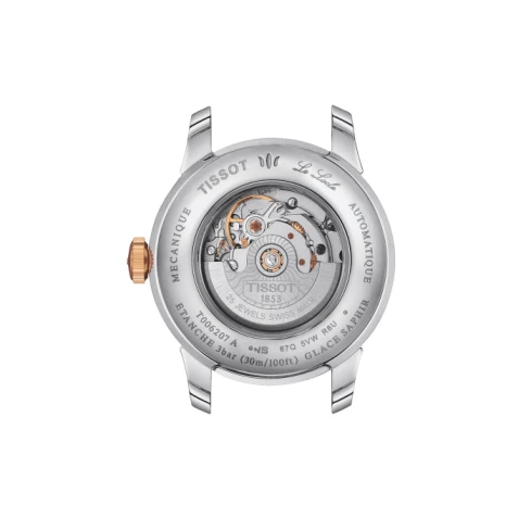 Дамски ръчен часовник с автоматичен механизъм - корпус от Стомана - Стоманена верижка - цвят Сребрист Сив