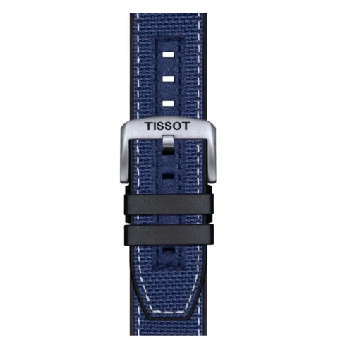 Мъжки ръчен часовник с кварцов механизъм - корпус от Стомана - Текстил - цвят Черен Черен