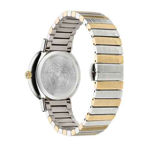 Дамски ръчен часовник с кварцов механизъм - корпус от Стомана - Стоманена верижка - цвят Злато Злато