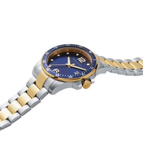 Pierre Cardin CNI.0031 Nation - Мъжки ръчен часовник с кварцов механизъм - корпус от Стомана - Стоманена верижка - цвят Син