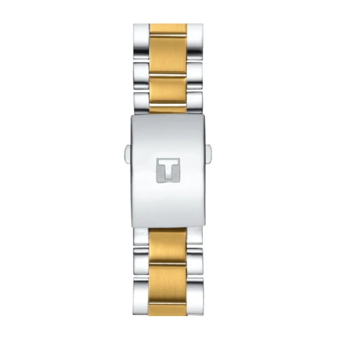 Мъжки ръчен часовник с кварцов механизъм - корпус от Стомана - Стоманена верижка - цвят Син Злато