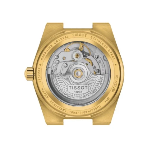 Унисекс ръчен часовник с автоматичен механизъм - корпус от Стомана - Стоманена верижка - цвят Злато