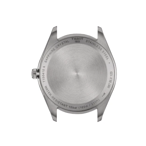 Мъжки ръчен часовник с кварцов механизъм - корпус от Стомана - Естествена кожа - цвят Сив Кафяв