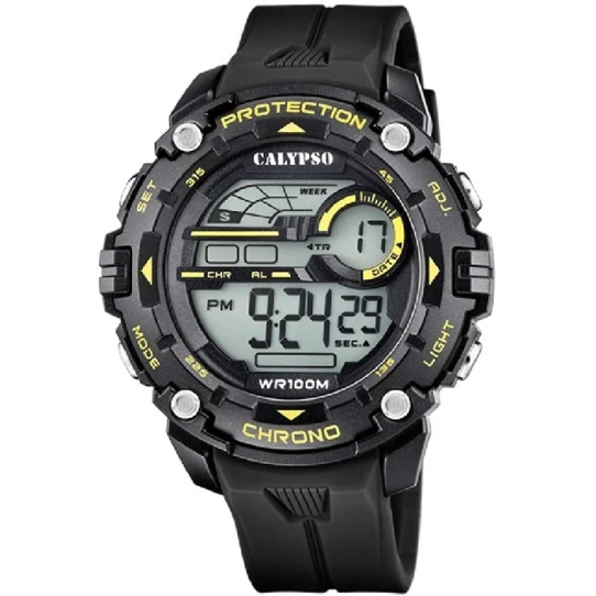 Унисекс ръчен часовник с кварцов механизъм - корпус от Полимер - Полимер - цвят Сив Черен