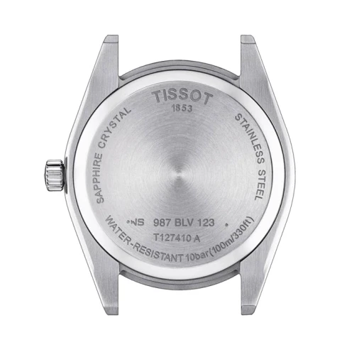 Мъжки ръчен часовник с кварцов механизъм - корпус от Стомана - Естествена кожа - цвят Сребрист Кафяв