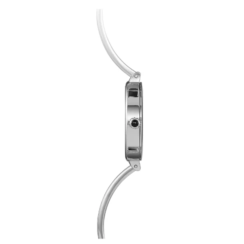 Дамски ръчен часовник с кварцов механизъм - корпус от Стомана - Стоманена верижка - цвят Седеф Сив