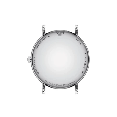 Мъжки ръчен часовник с кварцов механизъм - корпус от Стомана - Стоманена верижка - цвят Бял Сив