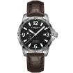 Certina C034.455.16.050.00 DS Podium - Мъжки ръчен часовник с кварцов механизъм - корпус от Стомана - Естествена кожа - цвят Черен Кафяв