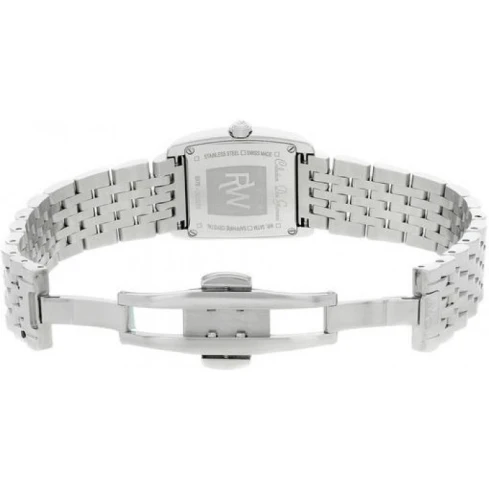 Дамски ръчен часовник с кварцов механизъм - корпус от Стомана - Стоманена верижка - цвят Седеф Сив