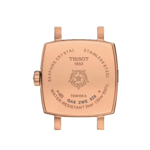 Дамски ръчен часовник с кварцов механизъм - корпус от Стомана - Естествена кожа - цвят Бял Злато