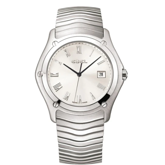 Мъжки ръчен часовник с кварцов механизъм - корпус от Стомана - Стоманена верижка - цвят Сребрист Сив