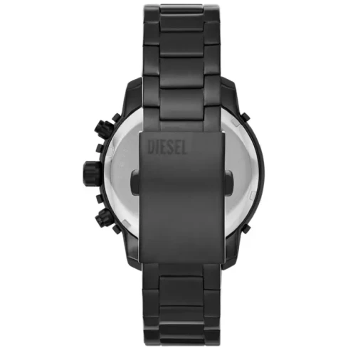 Мъжки ръчен часовник с кварцов механизъм - корпус от Стомана - Стоманена верижка - цвят Черен