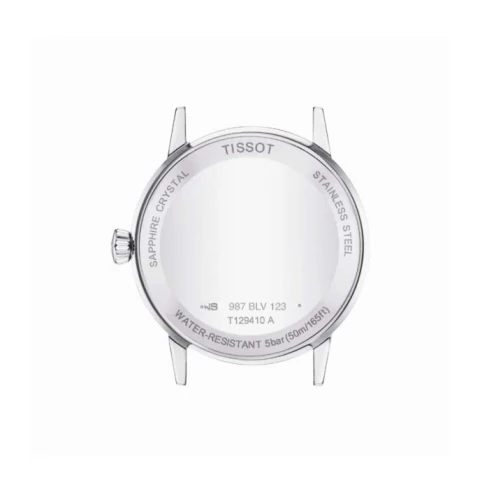 Мъжки ръчен часовник с кварцов механизъм - корпус от Стомана - Стоманена верижка - цвят Черен Сив