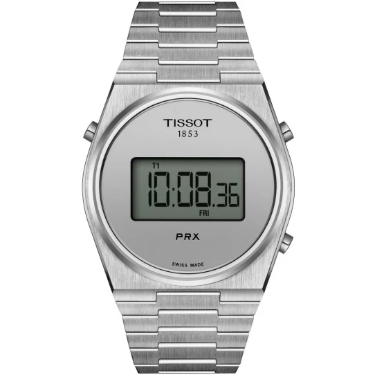 Унисекс ръчен часовник с кварцов механизъм - корпус от Стомана - Стоманена верижка - цвят Сив