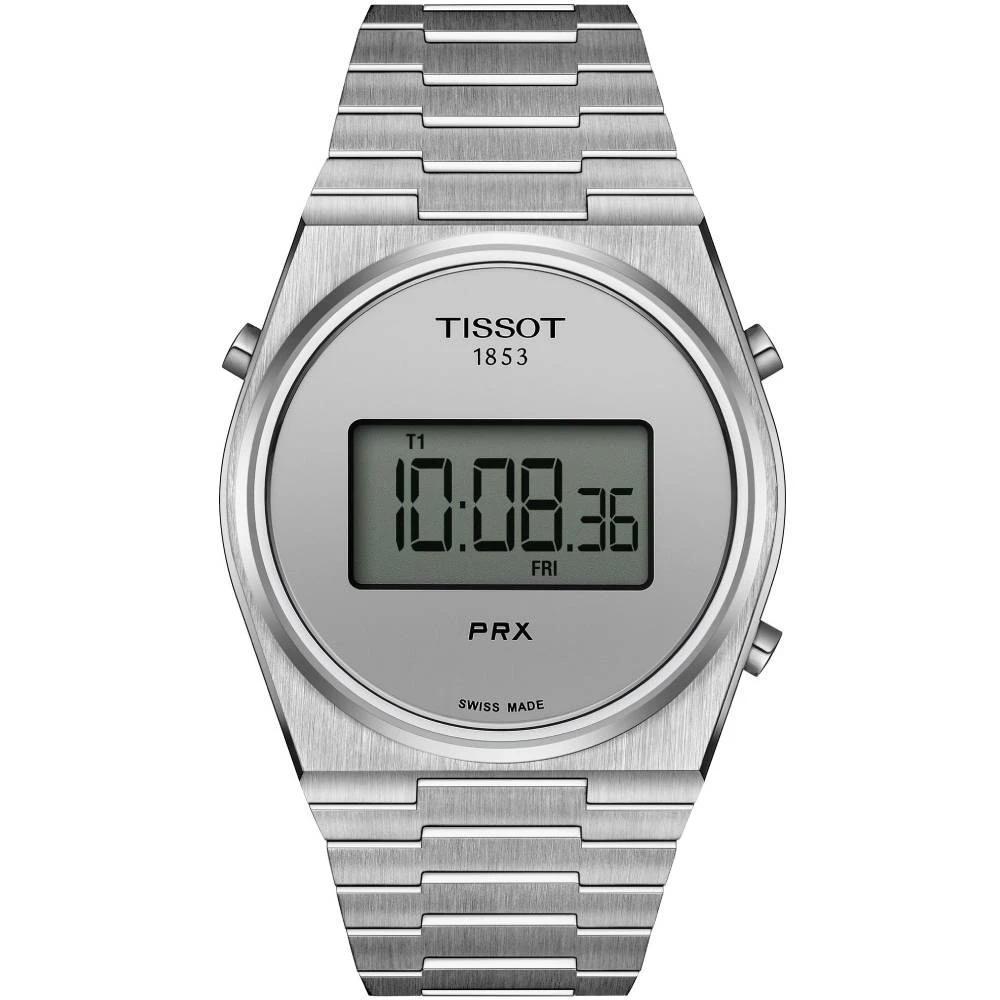 Унисекс ръчен часовник с кварцов механизъм - корпус от Стомана - Стоманена верижка - цвят Сив