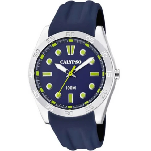 Унисекс ръчен часовник с кварцов механизъм - корпус от Полимер - Полимер - цвят Син Син