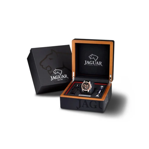 Мъжки ръчен часовник с кварцов механизъм - корпус от Стомана - Силиконова каишка - цвят Черен Черен