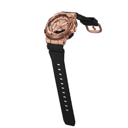 Дамски ръчен часовник с кварцов механизъм - корпус от Полимер - Полимер - цвят Розово Злато Черен